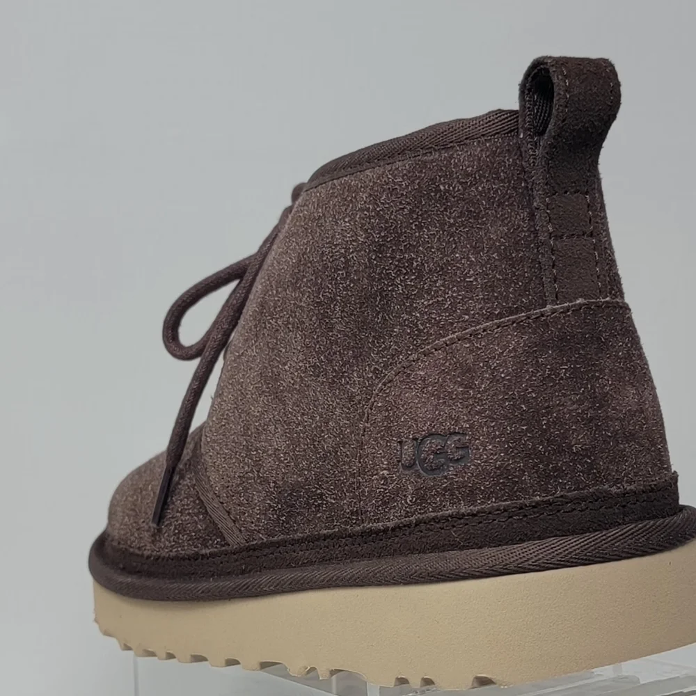 UGG Neumel Shaggy Suede Chukka Winter Boots Brown 1158219 Men's Size 8 New